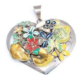 Gümüş 925 Ayar Kalp Kolye