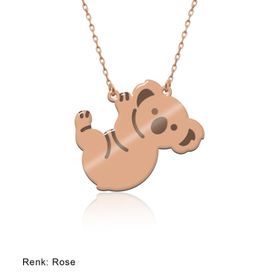 Gümüş 925 Ayar Koala Kolye