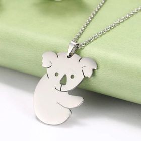 Gümüş 925 Ayar Koala Kolye