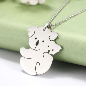 Gümüş 925 Ayar Koala Kolye