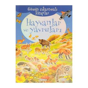 Gümüş Çıkartmalı Kitaplar - Hayvanlar ve Yavruları - Kolektif