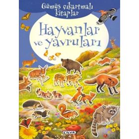 Gümüş Çıkartmalı Kitaplar - Hayvanlar ve Yavruları - Kolektif