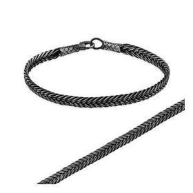 Gümüş El Sarması Kazaziye Unisex Bileklik