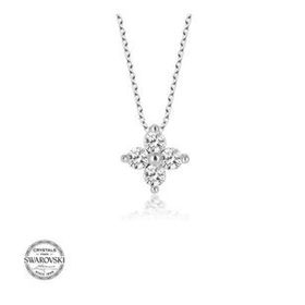 Gümüş Hane Swarovski Taşlı Gümüş Balık Kadın Kolye