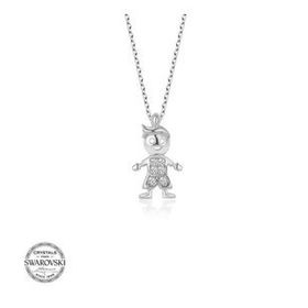 Gümüş Hane Swarovski Taşlı Gümüş Çocuk Kadın Kolye
