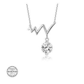 Gümüş Hane Swarovski Taşlı Gümüş Ritim Kadın Kolye