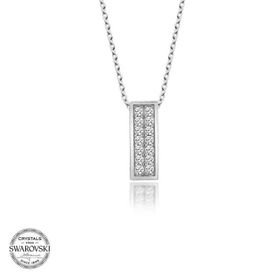 Gümüş Hane Swarovski Taşlı Gümüş Sırataş Kadın Kolye