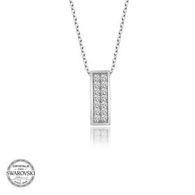 Gümüş Hane Swarovski Taşlı Gümüş Sırataş Kadın Kolye