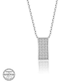 Gümüş Hane Swarovski Taşlı Gümüş Sırataş Kadın Kolye