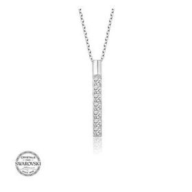 Gümüş Hane Swarovski Taşlı Gümüş Yeditaş Kadın Kolye