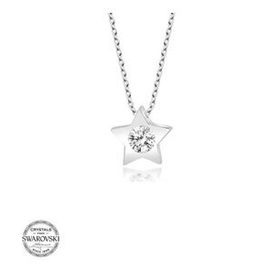 Gümüş Hane Swarovski Taşlı Gümüş Yıldız Kadın Kolye
