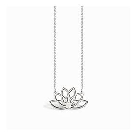 Gümüş Lotus Kolye
