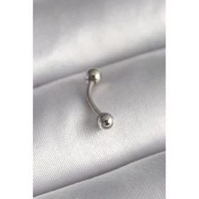 Gümüş Renk Topçuk Model Piercing