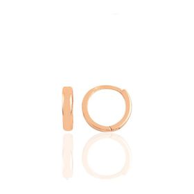 Gümüş Rose 9 mm Halka Küpe Tragus Piercing Helix Kıkırdak Küpesi