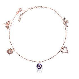 Gümüş Rose Şans Halhal
