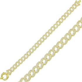 Gumush 925 Ayar Gümüş Gold Taşlı Gurmet Kadın Bileklik