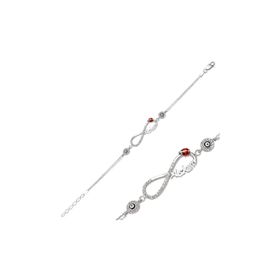Gumush BR0460129 Taşlı Gümüş Bileklik