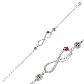 Gumush BR0460129 Taşlı Gümüş Bileklik