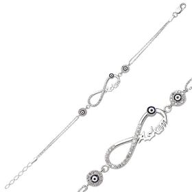 Gumush BR0460131 Taşlı Gümüş Bileklik