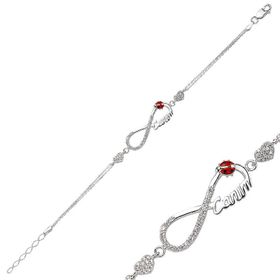 Gumush BR0460133 Taşlı Gümüş Bileklik