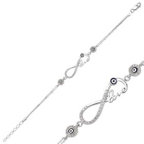 Gumush BR0460135 Taşlı Gümüş Bileklik