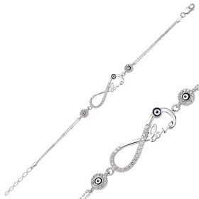 Gumush BR0460135 Taşlı Gümüş Bileklik