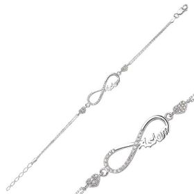 Gumush BR0460142 Taşlı Gümüş Bileklik