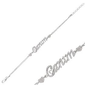 Gumush BR0460143 Taşlı Gümüş Bileklik