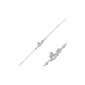 Gumush BR0460145 Taşlı Gümüş Bileklik