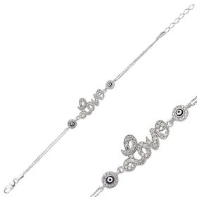 Gumush BR0460146 Taşlı Gümüş Bileklik
