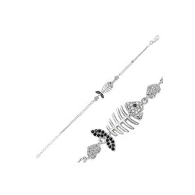 Gumush BR0460174 Taşlı Gümüş Bileklik