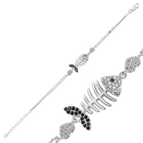 Gumush BR0460174 Taşlı Gümüş Bileklik