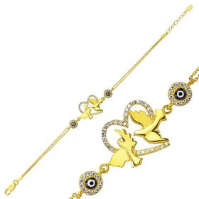 Gumush BR0460175 Taşlı Gümüş Bileklik