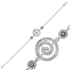 Gumush BR0460176 Taşlı Gümüş Bileklik
