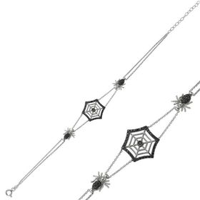 Gumush BR0460276 Örümcek Ağı Gümüş Rose Kadın Bileklik