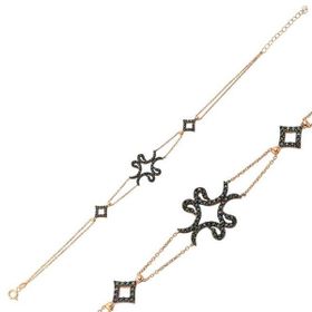 Gumush BR0460277 Dört Vavlı Gümüş Kadın Bileklik