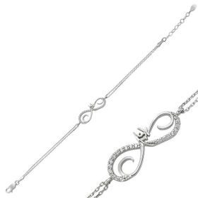 Gumush BR0460285 Sonsuz Aşk Gümüş Kadın Bileklik
