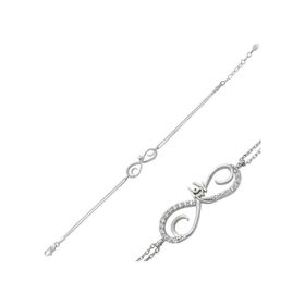 Gumush BR0460285 Sonsuz Aşk Gümüş Kadın Bileklik