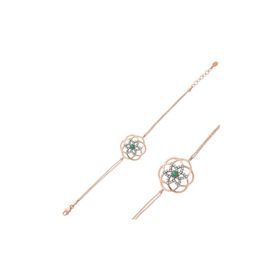 Gumush BR0460324 Yaşam Çiçeği Gümüş Kadın Bileklik