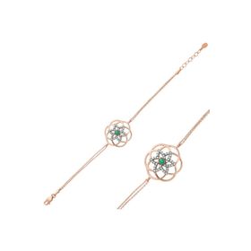 Gumush BR0460324 Yaşam Çiçeği Gümüş Kadın Bileklik