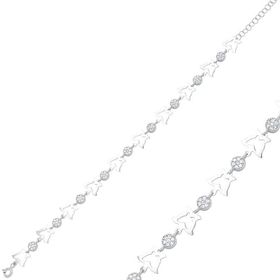 Gumush BR0460334 Kelebek Gümüş Kadın Bileklik