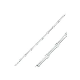 Gumush BR0460354 İki Sıra Gümüş Erkek Bileklik