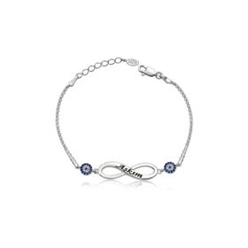 Gumush BR0460389 Sonsuzluk Aşkım Gümüş Kadın Bileklik