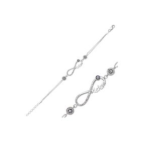 Gumush BR0460389 Sonsuzluk Aşkım Gümüş Kadın Bileklik