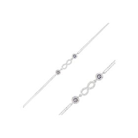 Gumush BR0460389 Sonsuzluk Aşkım Gümüş Kadın Bileklik