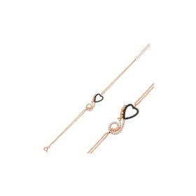Gumush BR0460400 Kalpli Sonsuzluk Annem Gümüş Kadın Bileklik