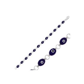 Gumush BR0460553 Oval Nazar Gümüş Kadın Bileklik