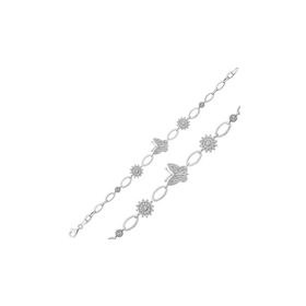 Gumush BR0460595 Kelebek Gümüş Kadın Bileklik