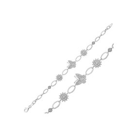 Gumush BR0460595 Kelebek Gümüş Kadın Bileklik
