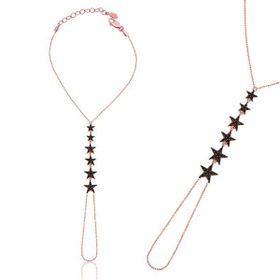 Gumush BR0460599 Yıldız Şahmeran Gümüş Kadın Bileklik